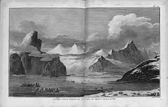 Vue de l'anse fermée de l'entrée du Prince Guillaume