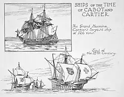 Grande Hermine, Petite Hermine et Émérillon.