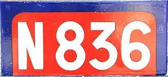 Image illustrative de l’article Route nationale 836