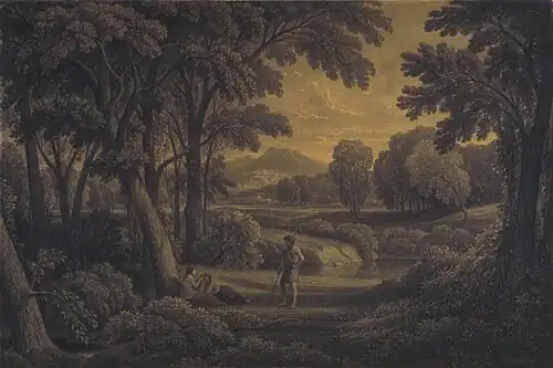 Pastorale (avant 1855), fusain, musée d'Art de Baltimore.