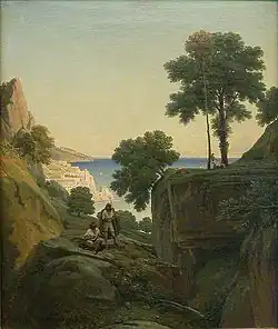 Vue prise à Amalfi (vers 1834), Paris, musée du Louvre.
