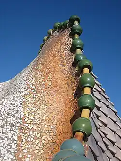Un extérieur de la Casa Batlló.
