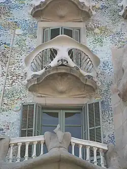 La Casa Batlló d'Antoni Gaudí.