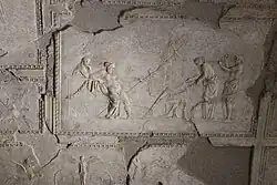 Fresque en stuc, Palais Massimo alle Terme.