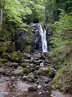 La cascade de la Goutte des Saules.