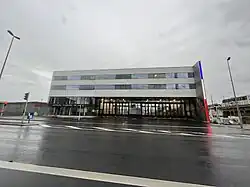 Caserne de pompiers.