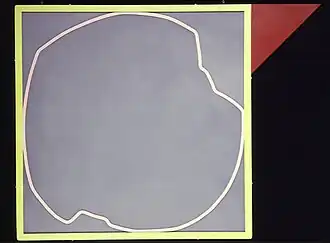 Casey Lewis, Harpo Marx (1976) 26 x 26, Musée du verre de Corning.