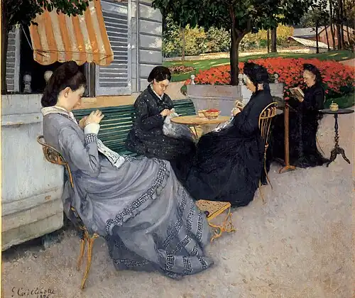 Portraits à la campagne par Gustave Caillebotte (1876).