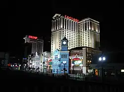 Des casinos à Atlantic City.