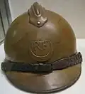 Casque des troupes coloniales.