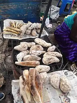 Manioc et patates douces