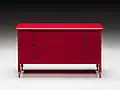 Commode rouge Prod. Sormani, 1963