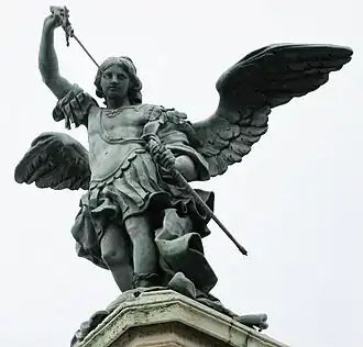 L'Ange de Peter Anton von Verschaffelt au château Saint-Ange