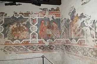 Fresque au château d'Arco.