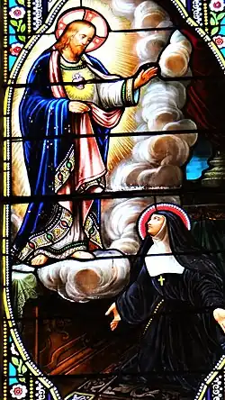 Vision de Marguerite-Marie Alacoque.