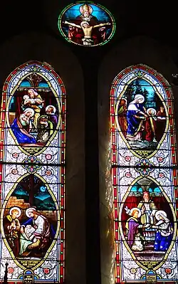 Verrière de la vie de Marie.