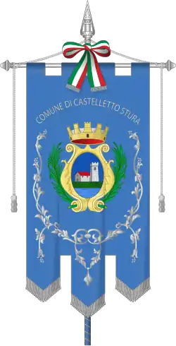 Drapeau de Castelletto Stura