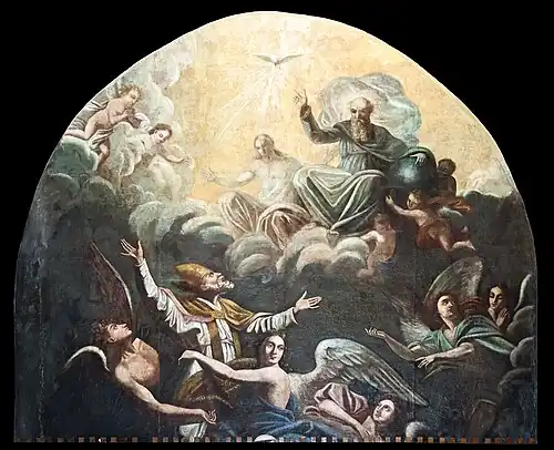 L'apothéose de saint Martin.