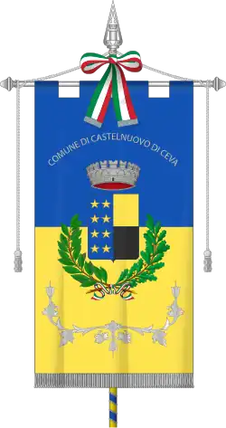 Drapeau de Castelnuovo di Ceva