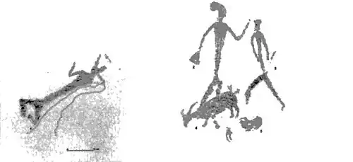 Traçage des peintures (traitement numérique).