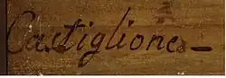 signature de Giuseppe Castiglione (1829–19??)