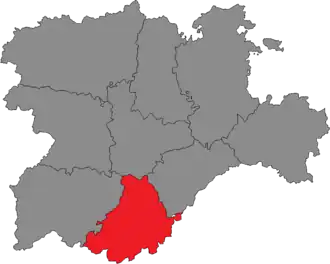 Carte de la circonscription.