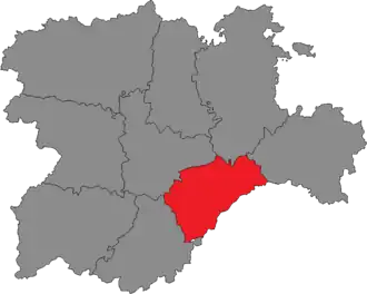 Carte de la circonscription.