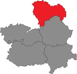 Carte de la circonscription.