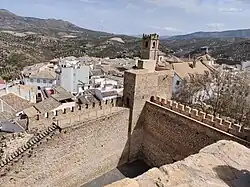 Castillo de Priego de Córdoba (es), vue sur la ville