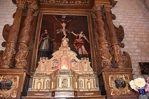 Le retable détail.
