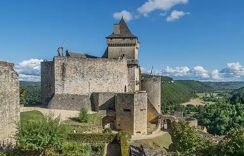 Le château de Castelnaud.