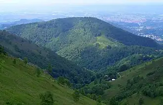 Le mont Casto vu du col de Sessera.