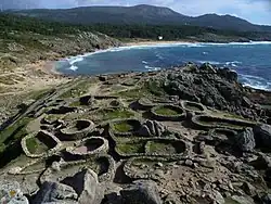 Castro de Baroña, Galice (Espagne).