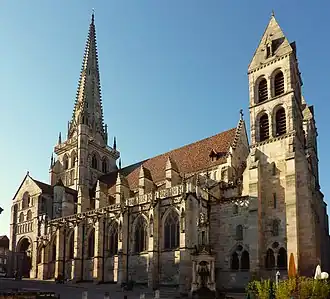 La cathédrale d'Autun.