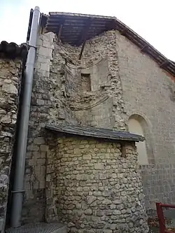 Vestiges d’un état antérieur, façade nord.