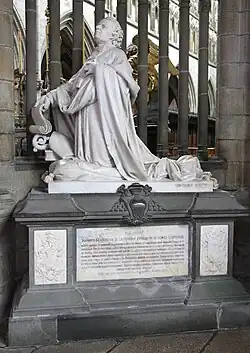 Tombeau de Mgr&nbsp;Jean-François de La Marche (1868), , cathédrale Saint-Paul-Aurélien de Saint-Pol-de-Léon.