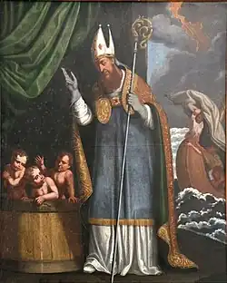 École française du XVIIe&nbsp;siècle, Saint Nicolas.