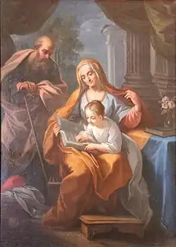 Anonyme, L'Éducation de la Vierge (XVIIe&nbsp;siècle).