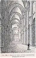 Vue intérieure par Corroyer, Édouard (1835-1904) dans L'architecture romane, 1888.