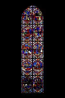 La verrière de Saint Martin (XIVe&nbsp;siècle).