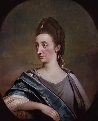 Portrait de Catharine Macaulay, historienne anglaise.