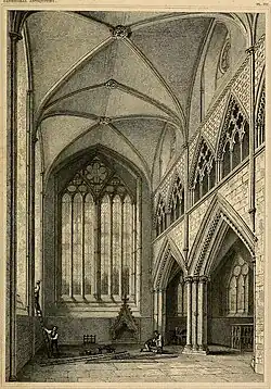 Cathédrale de Hereford, transept nord.