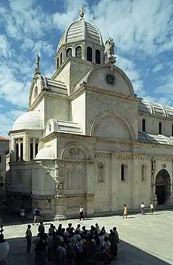 La cathédrale Saint-Jacques de Šibenik (XVe&nbsp;siècle, Croatie).