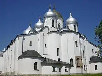 Cathédrale Sainte-Sophie de Novgorod.