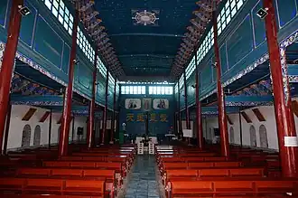 intérieur de l'église