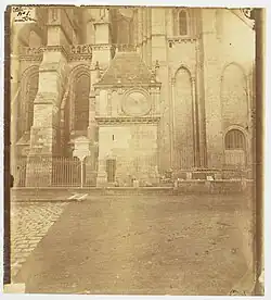 L'horloge en 1872, Photo Gallas