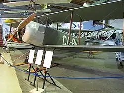 Le Caudron C.60 du musée de l'aviation de Finlande.