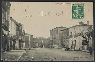 Carte postale de Caux (1909).