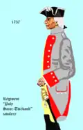 régiment de Poly cavalerie de 1757 à 1761