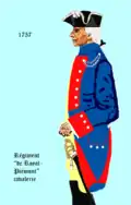 régiment Royal-Piémont cavalerie de 1757 à 1762